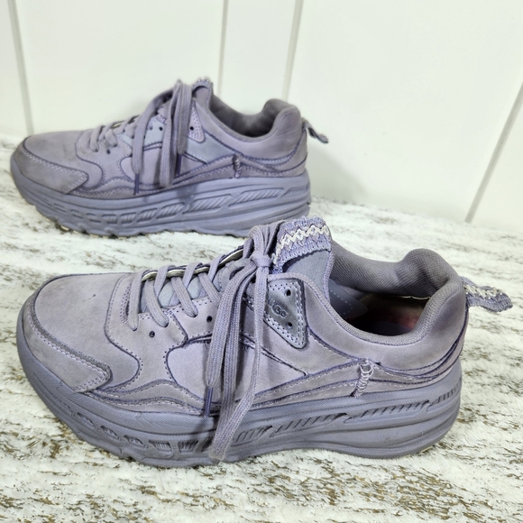 UGG "CA805 June Gloom" Purple Platform Sneakers Lace Up Shoes | Women's Size 8 - Picture 9 of 14